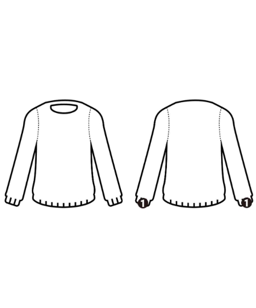 NOBLE（ノーブル）ニット・セーター 白 サイズ:-(XS位) レディース/2200676487039