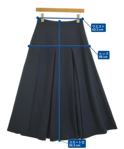 NOBLE（ノーブル）ロング・マキシ丈スカート 紺 サイズ:38(M位) レディース/2200671562021