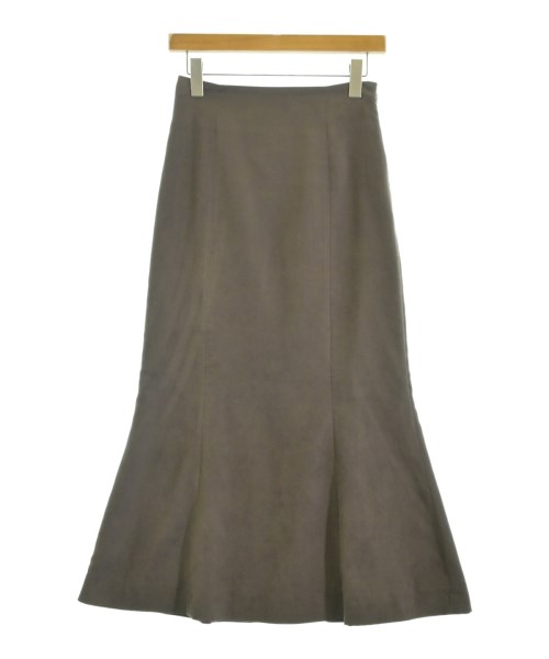 NOBLE(ノーブル)ロング・マキシ丈スカート 茶 サイズ:36(S位)/2200675413039
