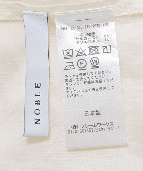 NOBLE（ノーブル）ブラウス 白 サイズ:F レディース/2200676689068