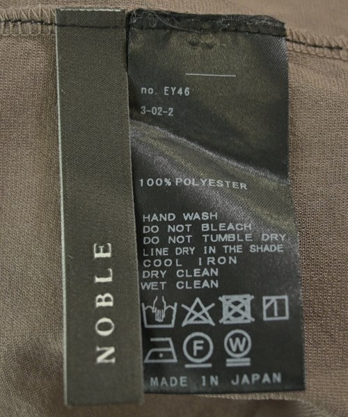 NOBLE（ノーブル）Tシャツ・カットソー 茶 サイズ:-(S位) レディース/2200681070127