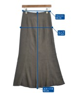 NOBLE（ノーブル）ロング・マキシ丈スカート 茶 サイズ:38(M位) レディース/2200677585123