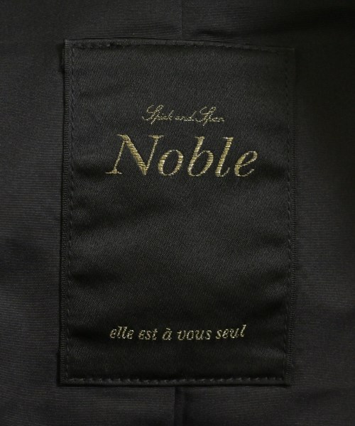 NOBLE（ノーブル）ダウンコート 黒 サイズ:40(M位) レディース/2200693922100