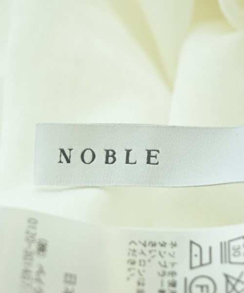 NOBLE（ノーブル）カジュアルシャツ 白 サイズ:36(S位) レディース/2200698343054