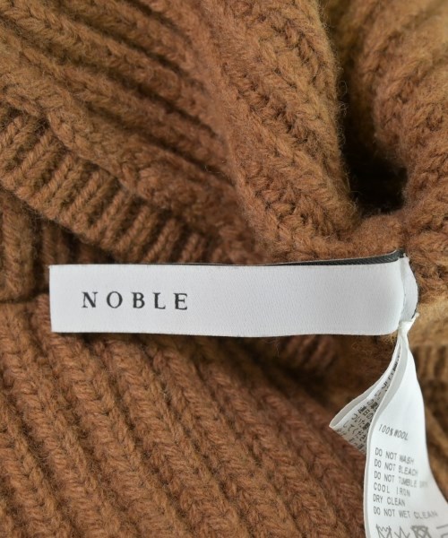 NOBLE（ノーブル）ニット・セーター 茶 サイズ:F レディース/2200697915061