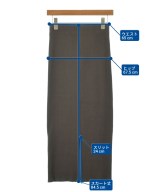 NOBLE（ノーブル）ロング・マキシ丈スカート 茶 サイズ:36(S位) レディース/2200647297032