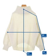 NOBLE（ノーブル）ニット・セーター 白 サイズ:F レディース/2200650491021