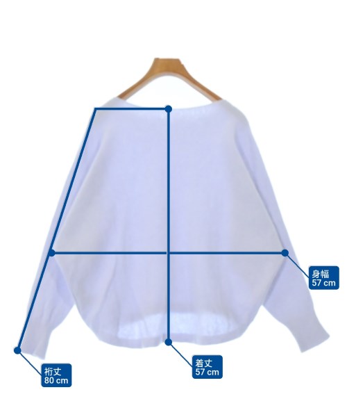 NOBLE（ノーブル）ニット・セーター 青 サイズ:F レディース/2200650491038
