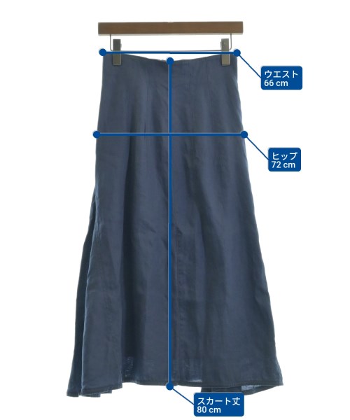 NOBLE（ノーブル）ロング・マキシ丈スカート 青 サイズ:36(S位) レディース/2200650698123