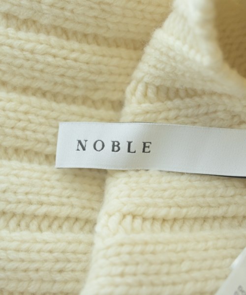 NOBLE（ノーブル）ニット・セーター 白 サイズ:F レディース/2200655019039