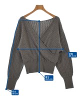 NOBLE（ノーブル）ニット・セーター 茶 サイズ:F レディース/2200649657049