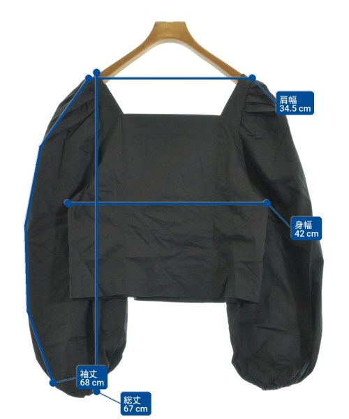 NOBLE（ノーブル）ブラウス 黒 サイズ:F レディース/2200650112056