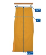 NOBLE（ノーブル）ロング・マキシ丈スカート 黄 サイズ:36(S位) レディース/2200650112247