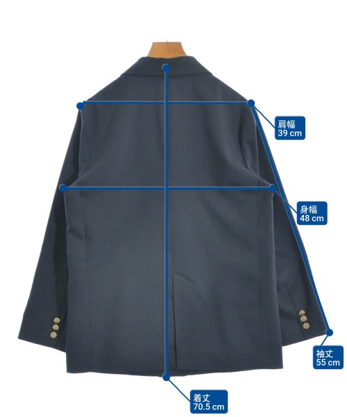 NOBLE（ノーブル）テーラードジャケット 紺 サイズ:38(M位) レディース/2200653531021