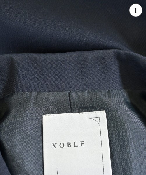 NOBLE（ノーブル）テーラードジャケット 紺 サイズ:38(M位) レディース/2200653531021