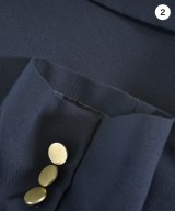 NOBLE（ノーブル）テーラードジャケット 紺 サイズ:38(M位) レディース/2200653531021