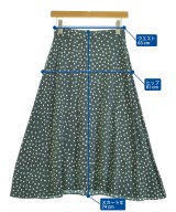 NOBLE（ノーブル）ロング・マキシ丈スカート 緑 サイズ:36(S位) レディース/2200658527227