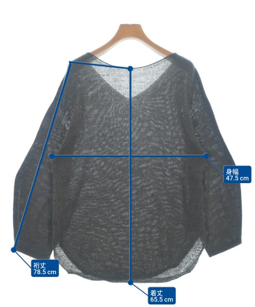 NOBLE（ノーブル）ニット・セーター グレー サイズ:-(XL位) レディース/2200657360023