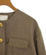 NOBLE（ノーブル）ノーカラージャケット 茶 サイズ:38(M位) レディース/2200657747015