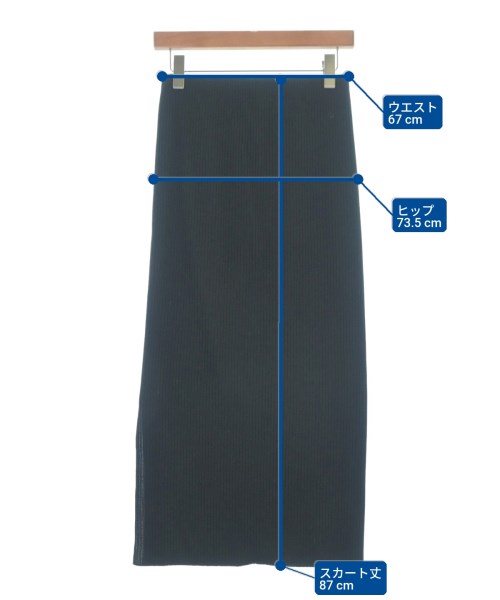 NOBLE（ノーブル）ロング・マキシ丈スカート 黒 サイズ:38(M位) レディース/2200660773131