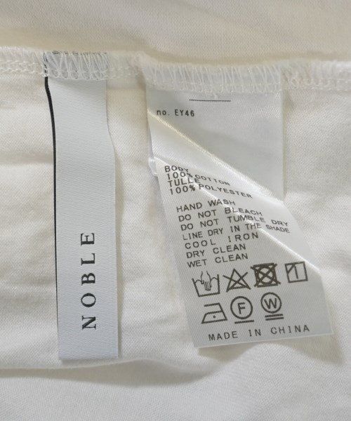 NOBLE（ノーブル）ノースリーブ 白 サイズ:-(XS位) レディース/2200658964060