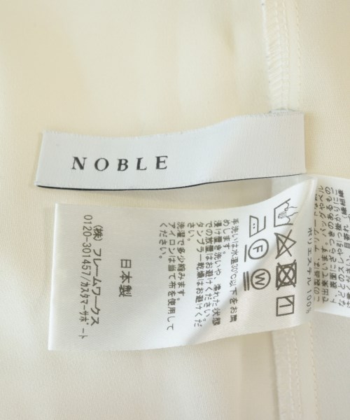 NOBLE（ノーブル）ブラウス 白 サイズ:F レディース/2200707941165
