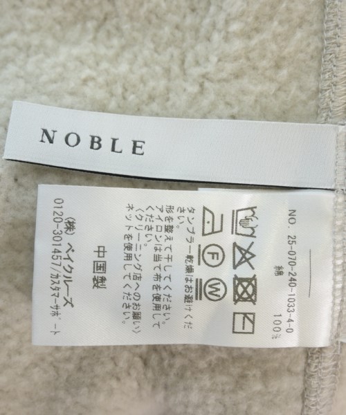 NOBLE（ノーブル）スウェット ベージュ サイズ:F レディース/2200712441018