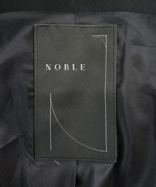 NOBLE（ノーブル）カジュアルジャケット 黒 サイズ:36(S位) レディース/2200719245046