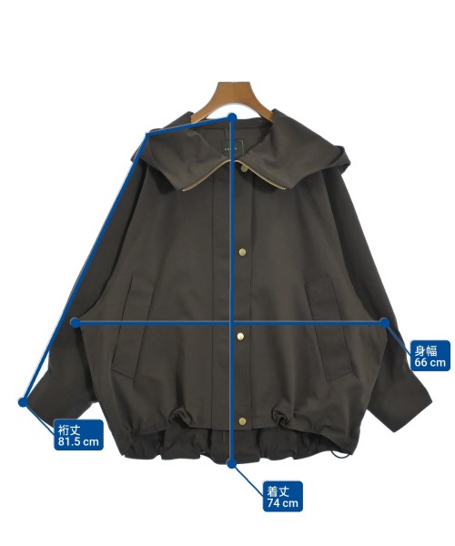 NOBLE（ノーブル）ブルゾン 茶 サイズ:36(S位) レディース/2200630823033