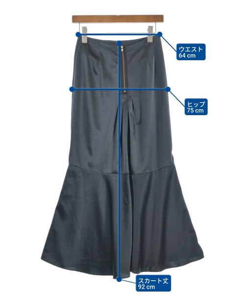 NOBLE（ノーブル）ロング・マキシ丈スカート 青 サイズ:36(S位) レディース/2200631557098