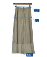 NOBLE（ノーブル）ロング・マキシ丈スカート グレー サイズ:36(S位) レディース/2200613464130