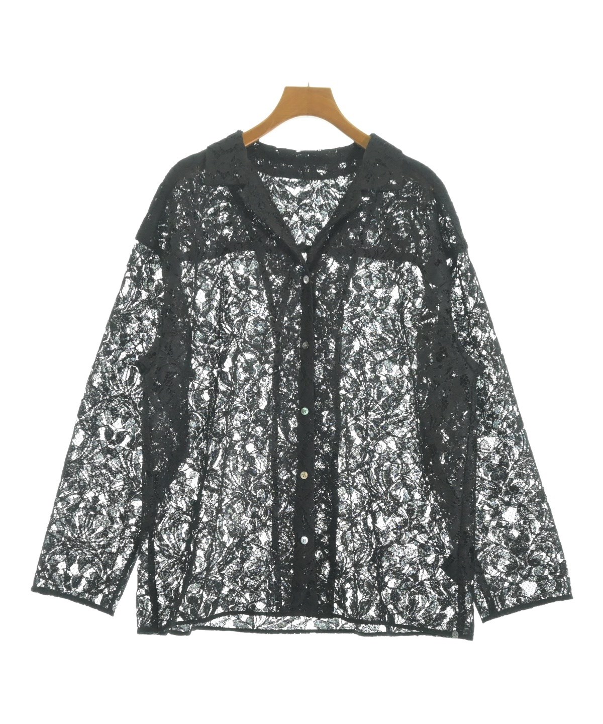 NOBLE（ノーブル）ドレスシャツ 黒 サイズ:F レディース/2200634249211