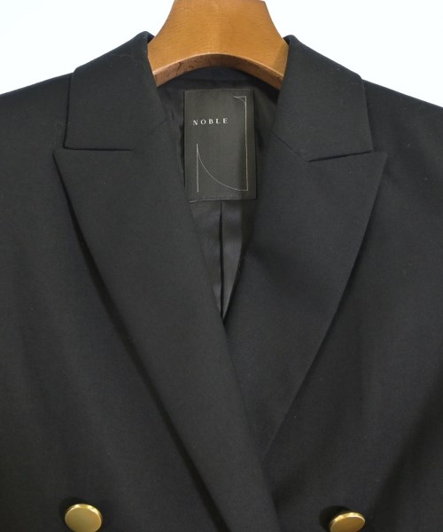 NOBLE（ノーブル）テーラードジャケット 黒 サイズ:34(XS位) レディース/2200646711010