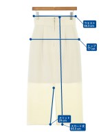 NOBLE（ノーブル）ロング・マキシ丈スカート 白 サイズ:36(S位) レディース/2200647825013