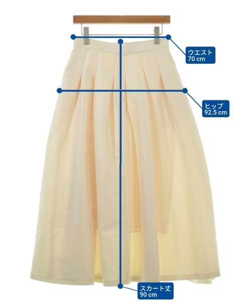 NOBLE（ノーブル）ロング・マキシ丈スカート 白 サイズ:40(M位) レディース/2200640723088