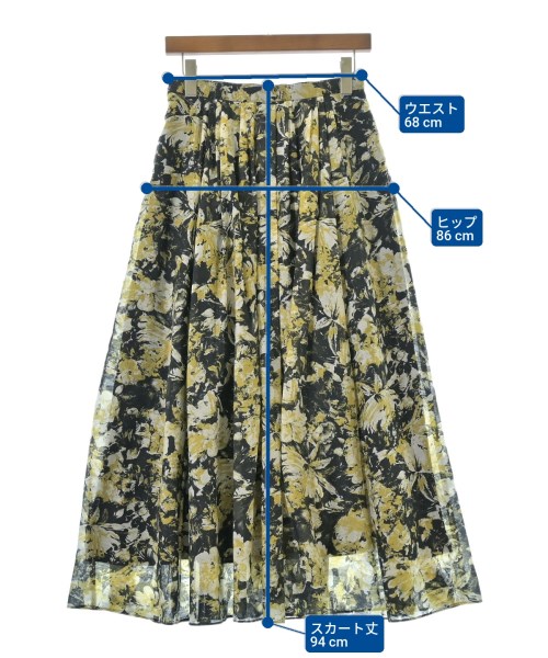 NOBLE（ノーブル）ロング・マキシ丈スカート 黒 サイズ:38(M位) レディース/2200646775036