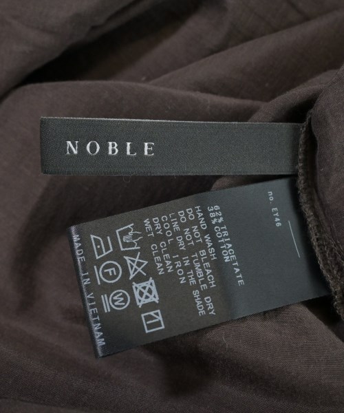 NOBLE（ノーブル）カジュアルシャツ 茶 サイズ:F レディース/2200640620141
