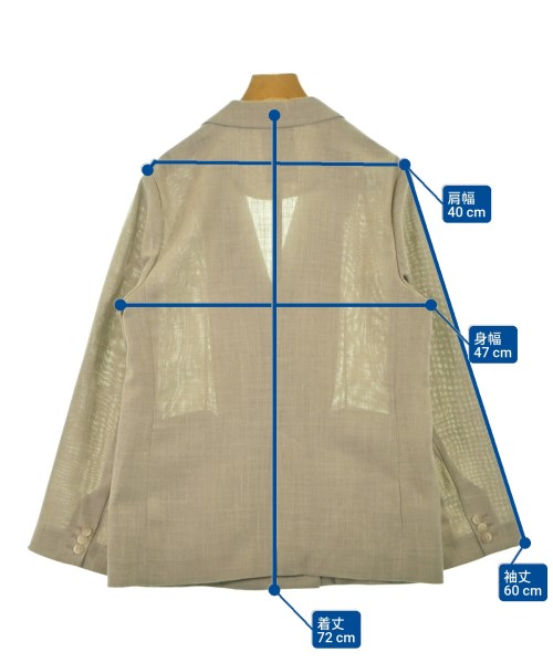 NOBLE（ノーブル）ジャケット ベージュ サイズ:38(M位) レディース/2200640620158