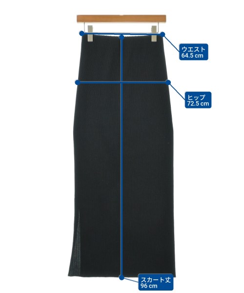 NOBLE（ノーブル）ロング・マキシ丈スカート 黒 サイズ:38(M位) レディース/2200640620240