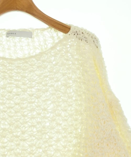 NOBLE（ノーブル）ニット・セーター 白 サイズ:F レディース/2200643034259
