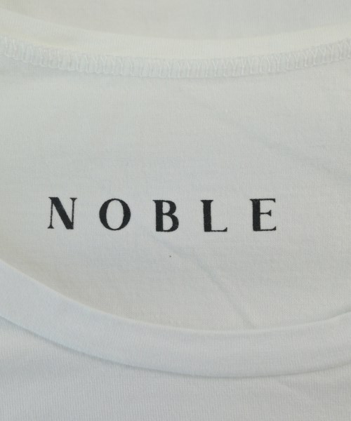 NOBLE（ノーブル）Tシャツ・カットソー 白 サイズ:F レディース/2200641958113