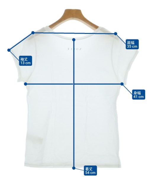NOBLE（ノーブル）Tシャツ・カットソー 白 サイズ:F レディース/2200641958113