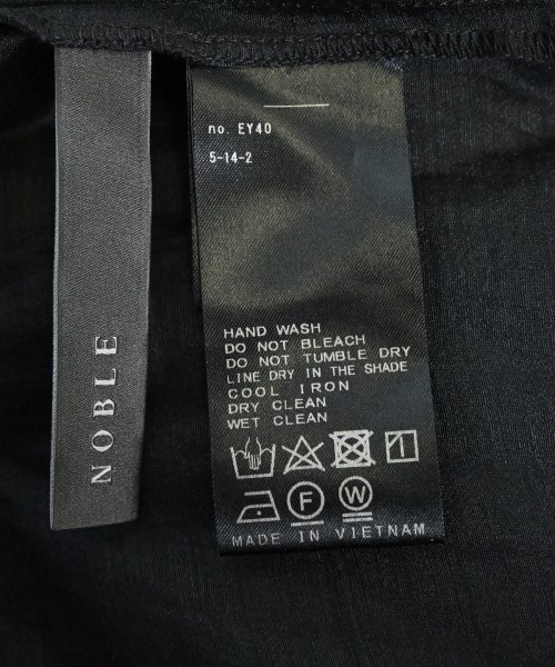 NOBLE（ノーブル）カジュアルシャツ 黒 サイズ:F レディース/2200651974141