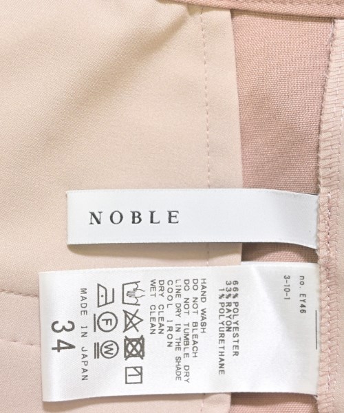 NOBLE（ノーブル）スラックス ピンク サイズ:34(XS位) レディース/2200648106067