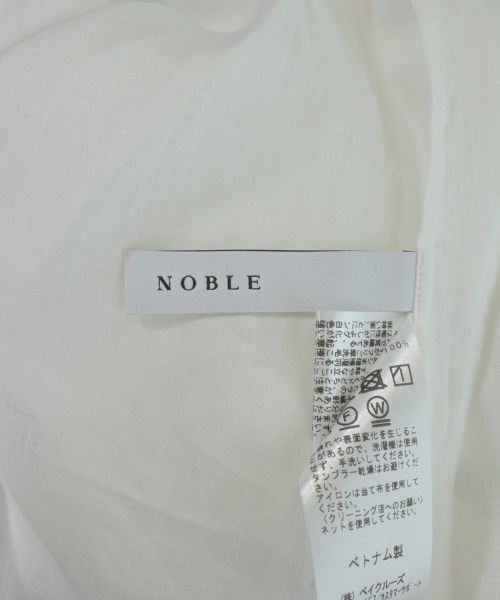 NOBLE（ノーブル）カジュアルジャケット 白 サイズ:36(S位) レディース/2200648790082