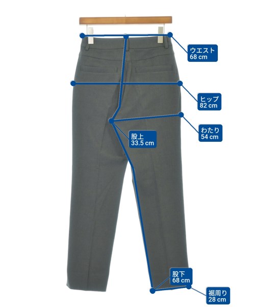 NOBLE（ノーブル）スラックス グレー サイズ:38(M位) レディース/2200649920105