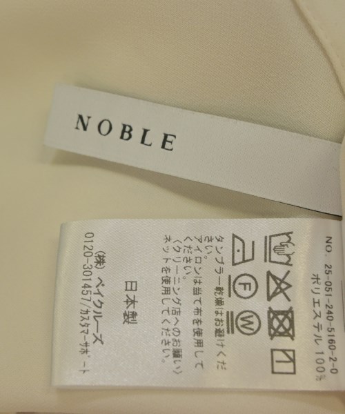 NOBLE（ノーブル）カジュアルシャツ 白 サイズ:F レディース/2200697501059