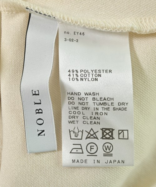 NOBLE（ノーブル）Tシャツ・カットソー 白 サイズ:-(XL位) レディース/2200704925151