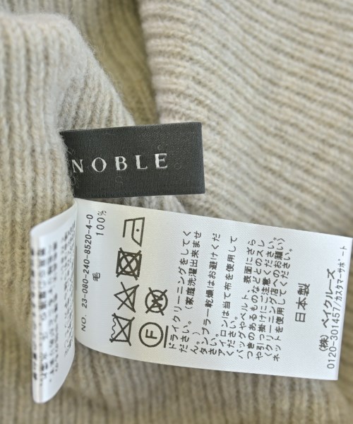 NOBLE（ノーブル）ニット・セーター ベージュ サイズ:-(L位) レディース/2200705940016