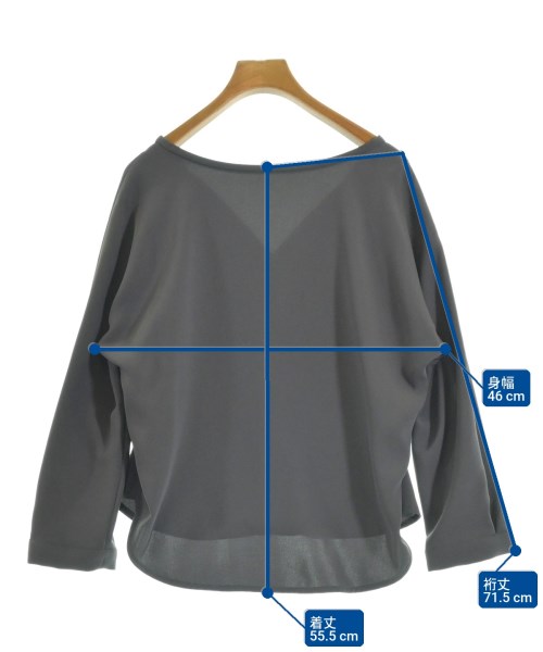 NOBLE（ノーブル）ブラウス グレー サイズ:38(M位) レディース/2200660726182